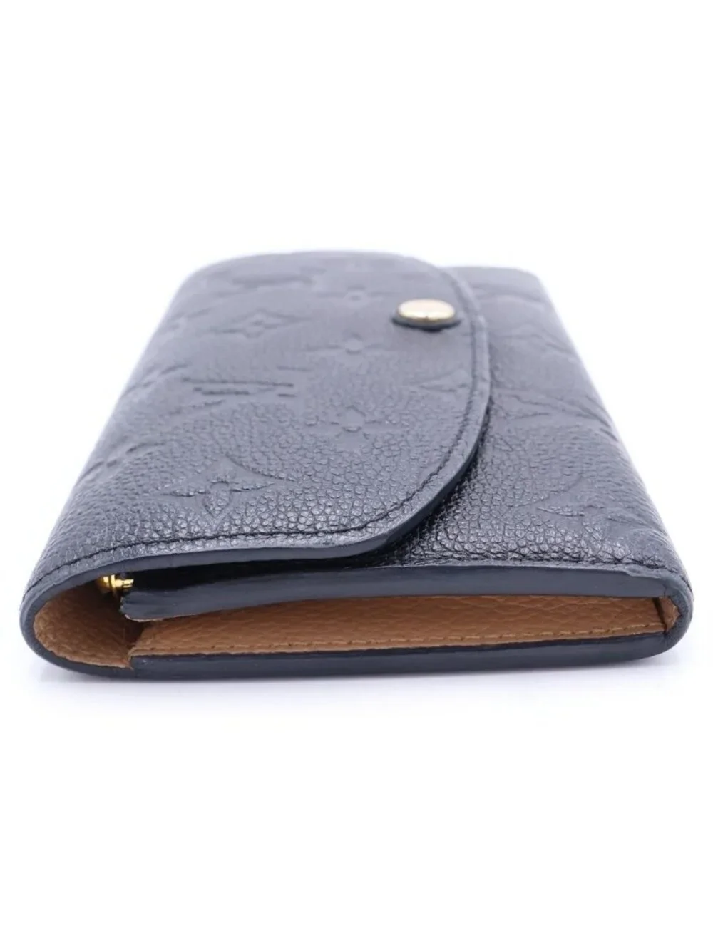 Louis Vuitton Monogram Empreinte Portefeuille Emily Wallet Leather Noir